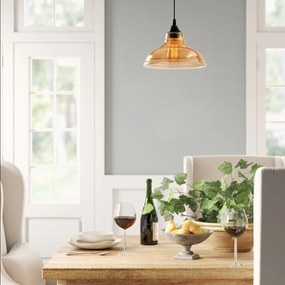 Chandelier Dilberay – Preto – 28 x 28 cm