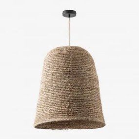 Candeeiro De Teto Suspenso Kayradens Natural - Preto & Ø50 Cm - ↑60 Cm Kayradens - Sklum