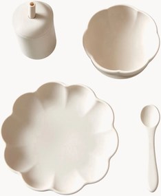 Conjunto de refeição para crianças em silicone Little Poppy, conjunto de 4