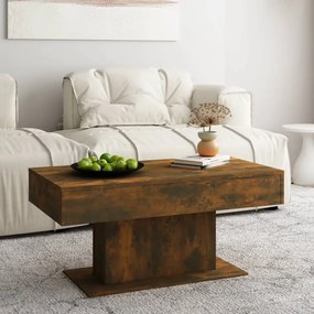 Mesa de centro 96x50x45 cm derivados de madeira carvalho fumado