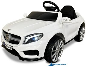 Carro eletrico crianças Mercedes GLA45 12V 2.4G Branco