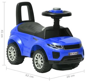 Carro de passeio azul