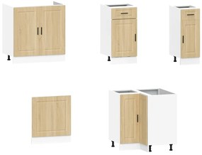 11 peças armário de cozinha conjunto Porto sonoma carvalho