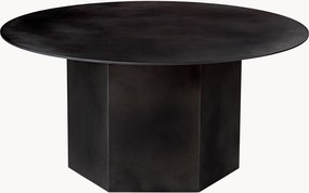 Mesa de centro redonda em travertino Epic