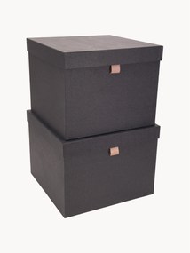 Caixas de arrumação Tristan, conjunto de 2