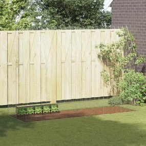 vidaXL Gaiola para Coelhos Prateado 300 x 100 x 210 cm Aço Galvanizado