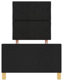 Cama vidaXL Preta 80x200 cm em Tecido