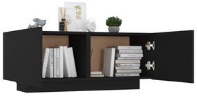 Mesa de cabeceira 100x35x40 cm derivados de madeira preto