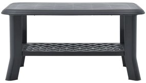 Mesa de centro 90x60x46 cm plástico antracite
