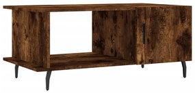 Mesa de centro 90x50x40 cm madeira processada carvalho fumado