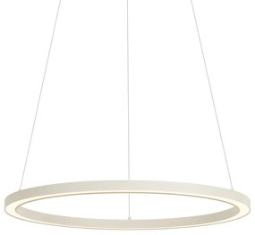 Candeeiro suspenso de design bege 60cm incl. LED regulável em 3 níveis - Girello
