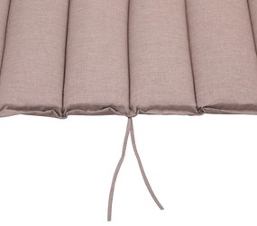 Almofada para espreguiçadeira jardim (NÃO INCLUIDA) 183x56x7cm Creme mesclado