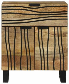 Guarda-roupa de cabeceira 50x33x60 cm em Madeira Sólida de Mangueira