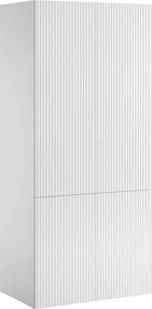 Roupeiro Levmari 112, Branco, 199x87x54cm, Portas para roupeiro: Com dobradiças, Número de prateleiras: 1, Número de prateleiras: 1
