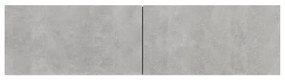 Móvel de TV 120x30x30 cm contraplacado cinzento cimento