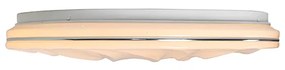 Luminária de teto branco 38 cm incl. LED com controle remoto - Damla Moderno