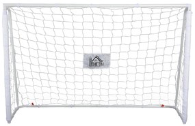 Baliza de Futebol Baliza de Futebol com Suporte de Metal e Rede para T