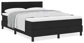Cama Box com Colchão Preta 160x200 cm Tecido