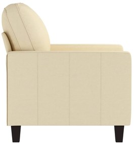 Poltrona 60 cm tecido cor creme
