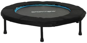 Trampolim Fitness Ø102 cm Trampolim Fitness Dobrável com Estrutura de Aço Antiderrapante Ø102x22 cm Azul