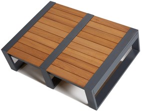 Conjunto de Lounge de Jardim La Puerta – Sofá de Canto XXL, Mesa de Ce