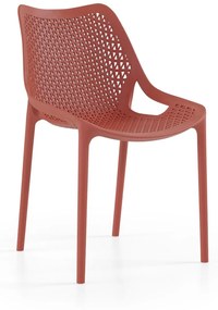 Cadeira Oxy s/ Braço Brick - conjunto com 4 unidades
