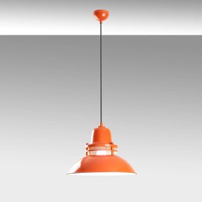 Candeeiro de Teto Tibet – Laranja – Ø34 x 27 cm