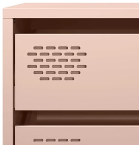 Aparador 68x39x73,5 cm aço laminado a frio rosa