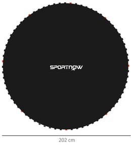 SPORTNOW Tapete de Substituição para Trampolim Redondo Ø202 cm Tapete