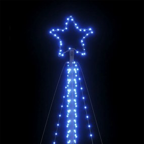 LED Árvore de Natal 789 LEDs Azul 476 cm