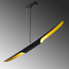 Candeeiro de Teto Efsun – Preto – 100 x 8 cm
