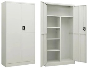 vidaXL Cacifo 90x40x180 cm aço cinzento-claro