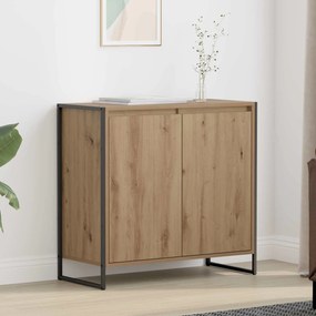 vidaXL Armário lateral Carvalho Artesanal 79 x 36 x 75 cm