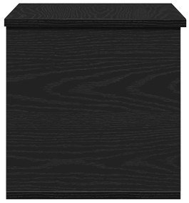 Caixa de Armazenamento vidaXL com Tampa em Carvalho Preto 60x35x35 cm