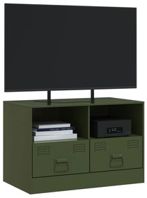 Móvel de TV 67x39x44 aço verde azeitona