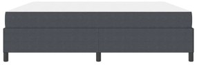 Estrutura da Cama Outros Cinzento escuro 100 x 200 cm