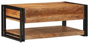 Mesa de centro 90x50x38 cm madeira de acácia maciça