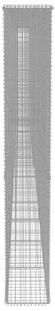Muro gabião com tampas aço galvanizado 900x50x200 cm