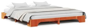 Cama de Pinho Maciço Castanho 180 x 200 cm