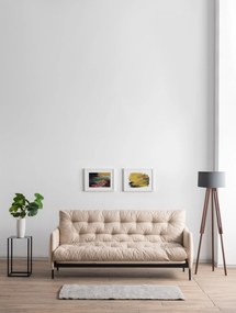Sofá-Cama 3 Lugares Renge – Creme – 200x92x82 cm