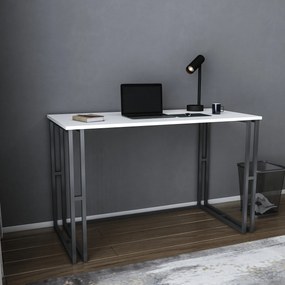 Secretária Kane – Preto/Branco – 120 cm x 60 cm x 74,8 cm