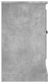 Aparador 100x35,5x60 cm derivados de madeira cinzento cimento