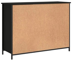 Aparador 100x35x75 cm derivados de madeira preto