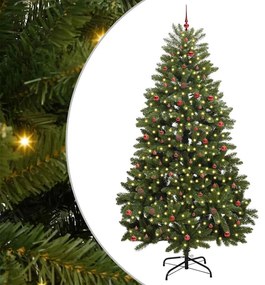 vidaXL Árvore de Natal Artificial Verde 300 cm PVC e Metal