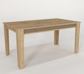 Mesa de Jantar "Madura" – 150x85x73.8 cm – Carvalho Artesanal – Design