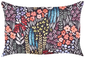 Conjunto de 2 almofadas de jardim com padrão floral multicolor 40 x 60 cm CASTELARO Beliani