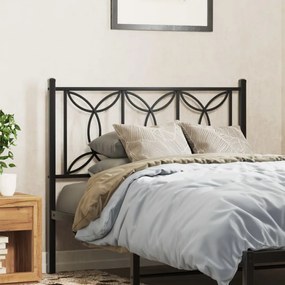 Cabeceira de cama 107 cm metal preto