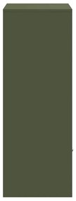 Caixa para entrega de pacotes Verde-oliva 41 x 38 x 103 cm Aço