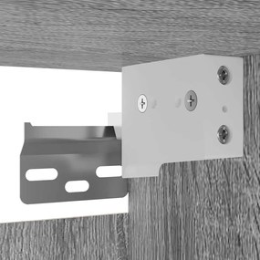 Móveis de TV de parede 4 pcs 30,5x30x30 cm cinzento sonoma