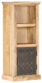 vidaXL Armário alto com porta 45x32x110 cm madeira de mangueira maciça